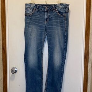 Silver bootcut jeans